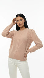 Blusa de Modal Detalhe Losango