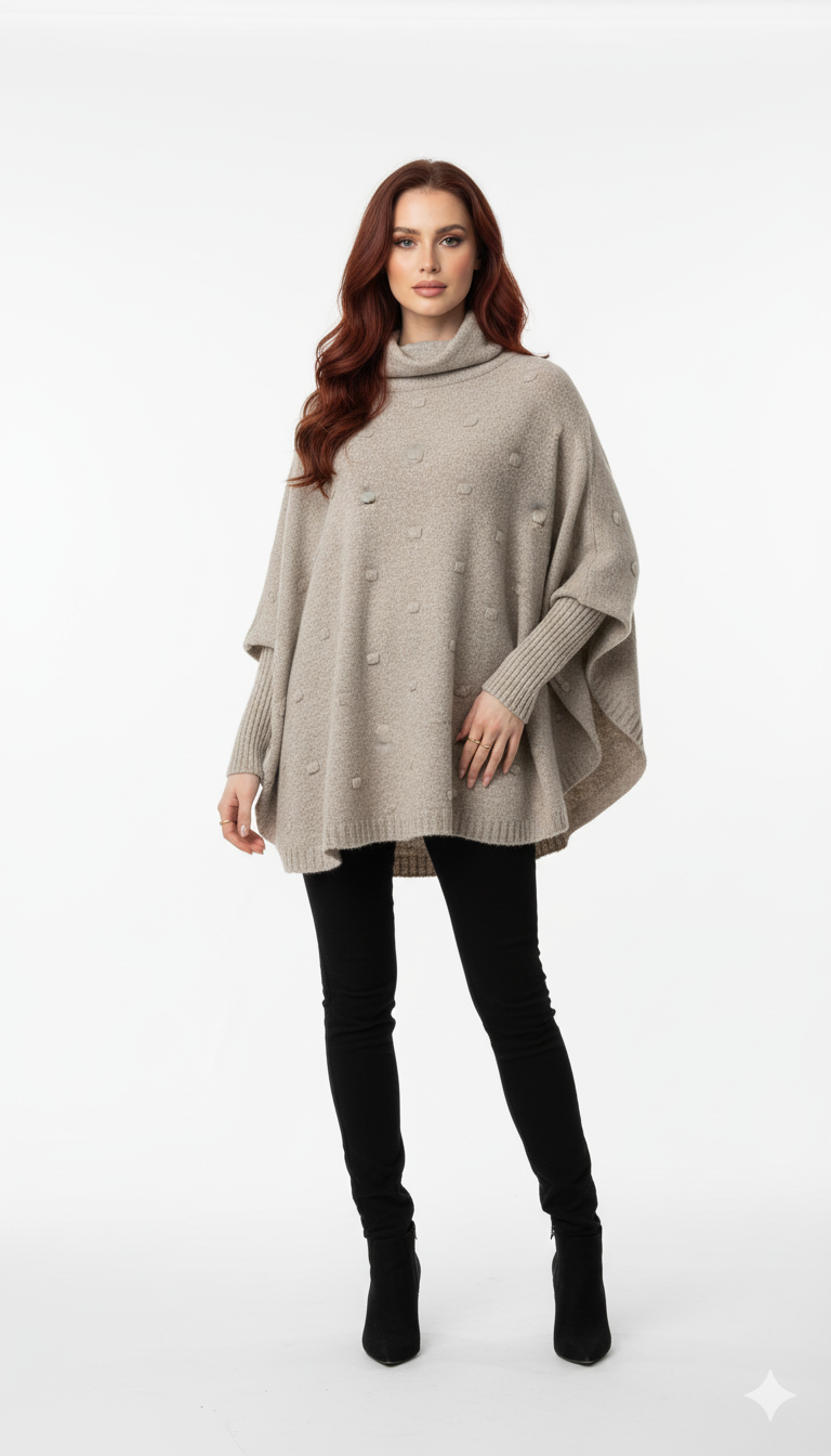 Poncho Pipoca Mousse