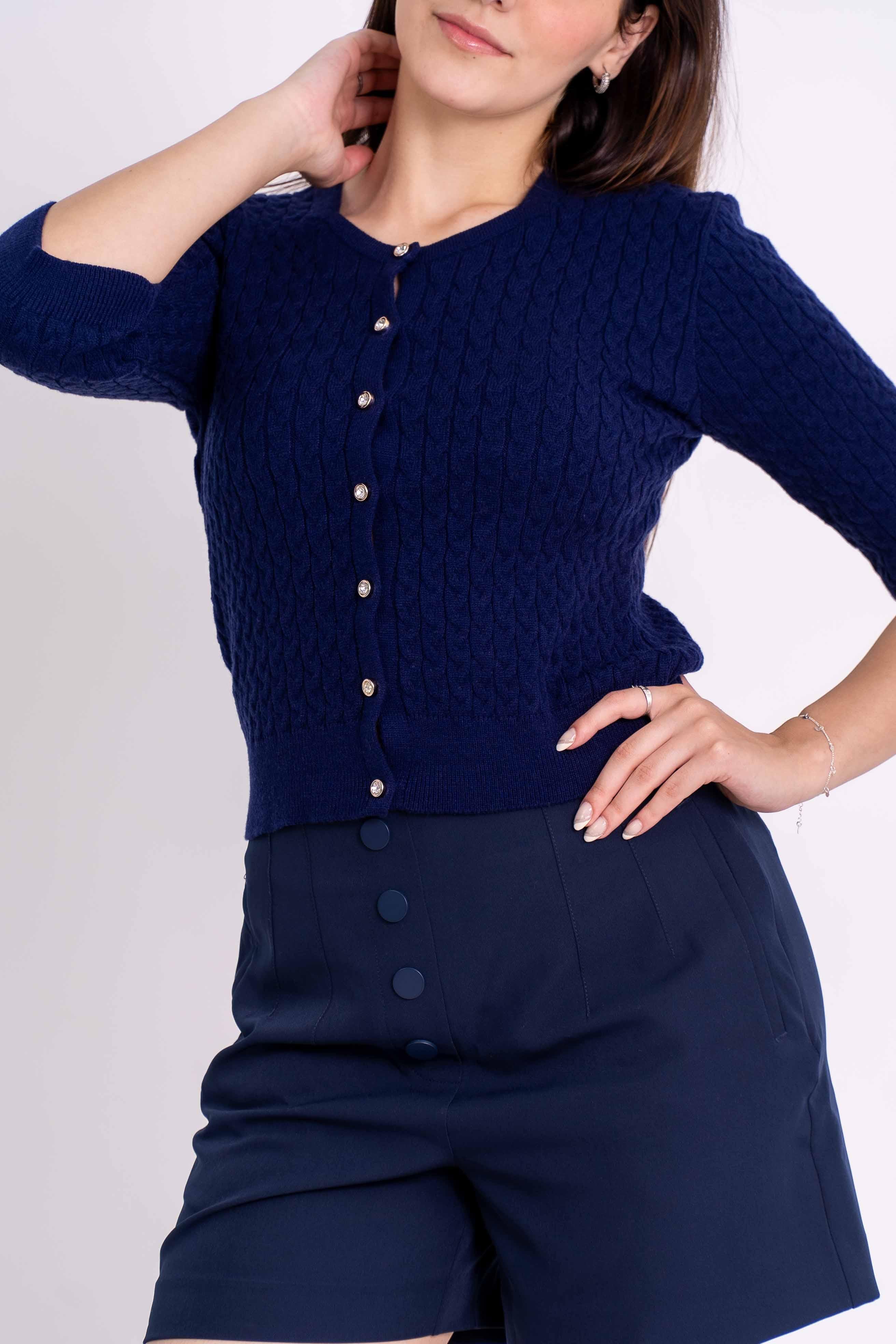 Casaquinho Traçado Botões