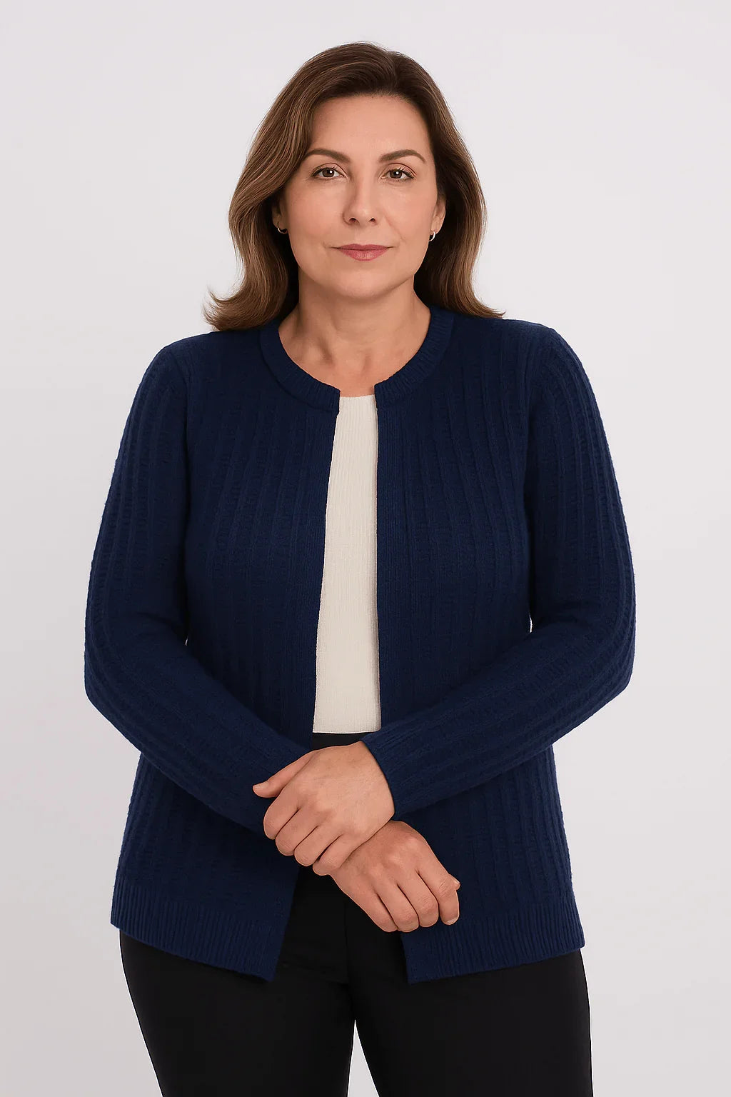 Casaco Detalhado Tijolinho