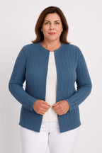 Casaco Detalhado Tijolinho