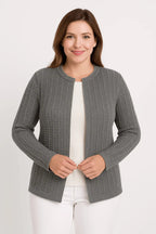 Casaco Detalhado Tijolinho