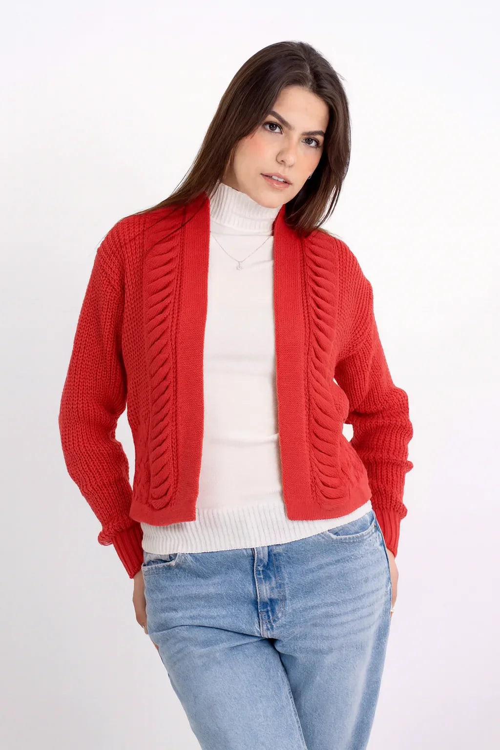 Casaquinho Básico Tranças