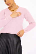 Blusa Modal com Decote V