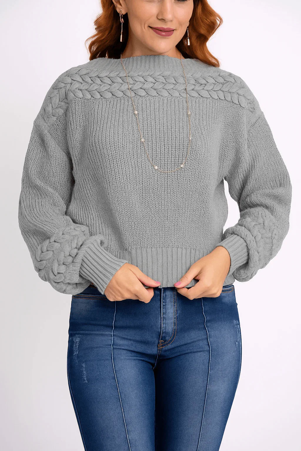 Blusa Tranças Na Gola