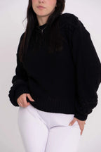 Blusa Tranças Na Gola