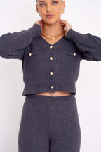 Casaquinho Botões Mousse