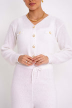 Casaquinho Botões Mousse