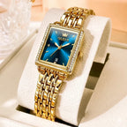 OLEVS Relógio de Luxo Feminino à Prova D'Água em Ouro