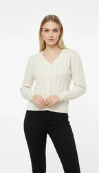 Casaquinho Trançado Furinhos