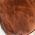 Bolsa Hobo de Couro PU Vintage Feminina