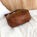 Bolsa Hobo de Couro PU Vintage Feminina