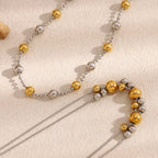 Colar Elegance Dual em Aço Inoxidável 18K