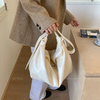 Bolsa Hobo de Couro Plutônio Luxo para Mulheres