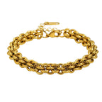 Pulseira de Aço Inoxidável Luxuosa Ebbelle