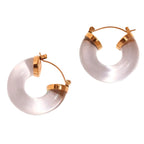 Brincos em Aço inoxidável Argola Tubo