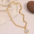 Colar Anjo PVD Ouro Inoxidável E.B.belle