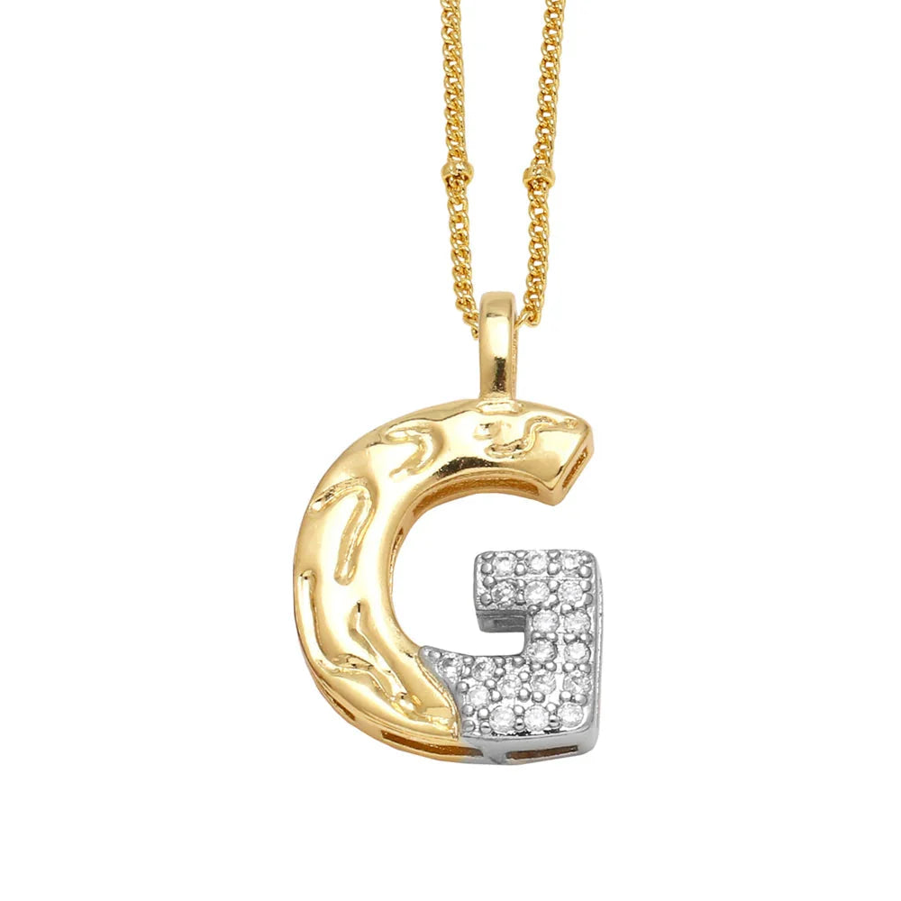 Colar Inicial Personalizado com Cristais FLOLA