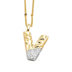 Colar Inicial Personalizado com Cristais FLOLA