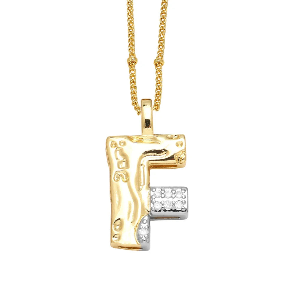 Colar Inicial Personalizado com Cristais FLOLA