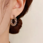 Brincos de Argola Luxo Torcido Banhado a Ouro 14k