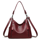 Bolsa Luxuosa Crossbody de Couro Plutônio