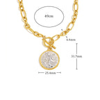 Colar Anjo PVD Ouro Inoxidável E.B.belle