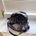 Bolsa de Couro Feminina - Alta Capacidade Retro