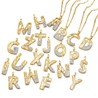 Colar Inicial Personalizado com Cristais FLOLA