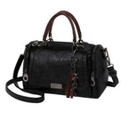 Bolsa Boston Elegance com Borla e Alça Removível