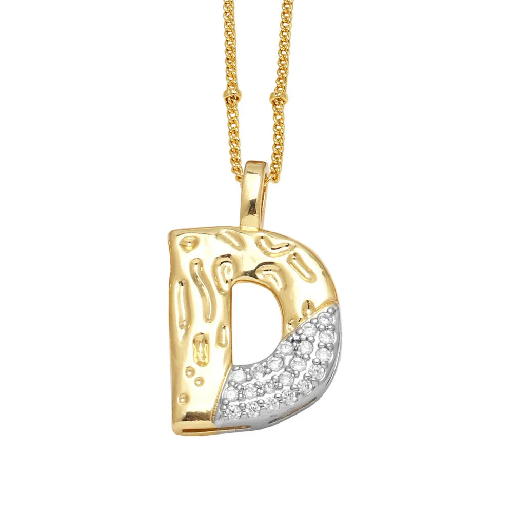 Colar Inicial Personalizado com Cristais FLOLA