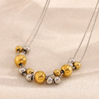 Colar Elegance Dual em Aço Inoxidável 18K