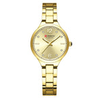 Relógio Luxuoso Curren Feminino em Aço Inoxidável