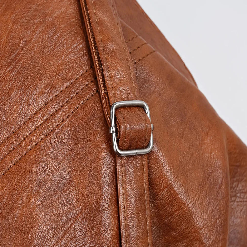 Bolsa de Couro Luxuosa com Grande Capacidade