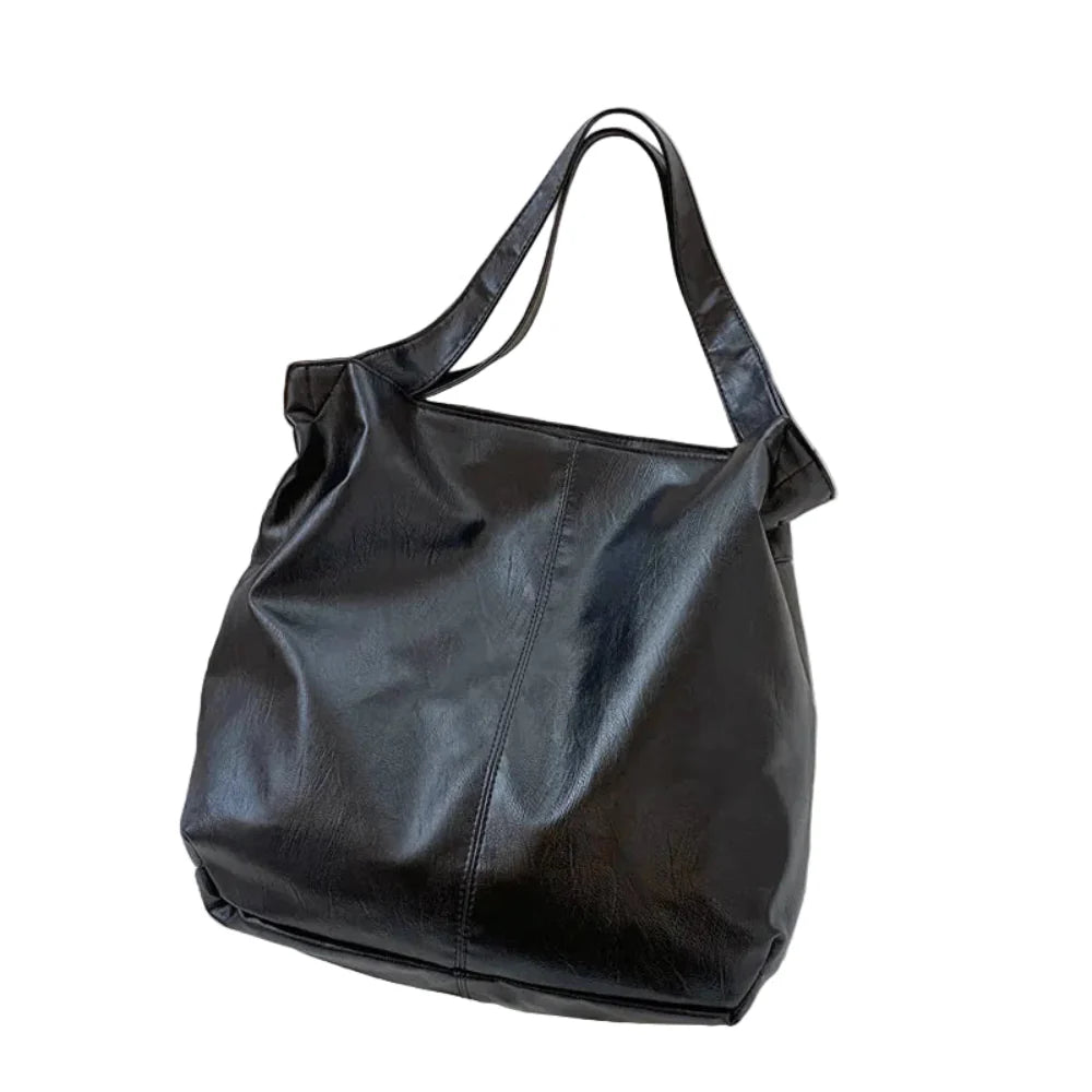 Bolsa de Couro Feminina - Alta Capacidade Retro