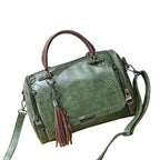 Bolsa Boston Elegance com Borla e Alça Removível