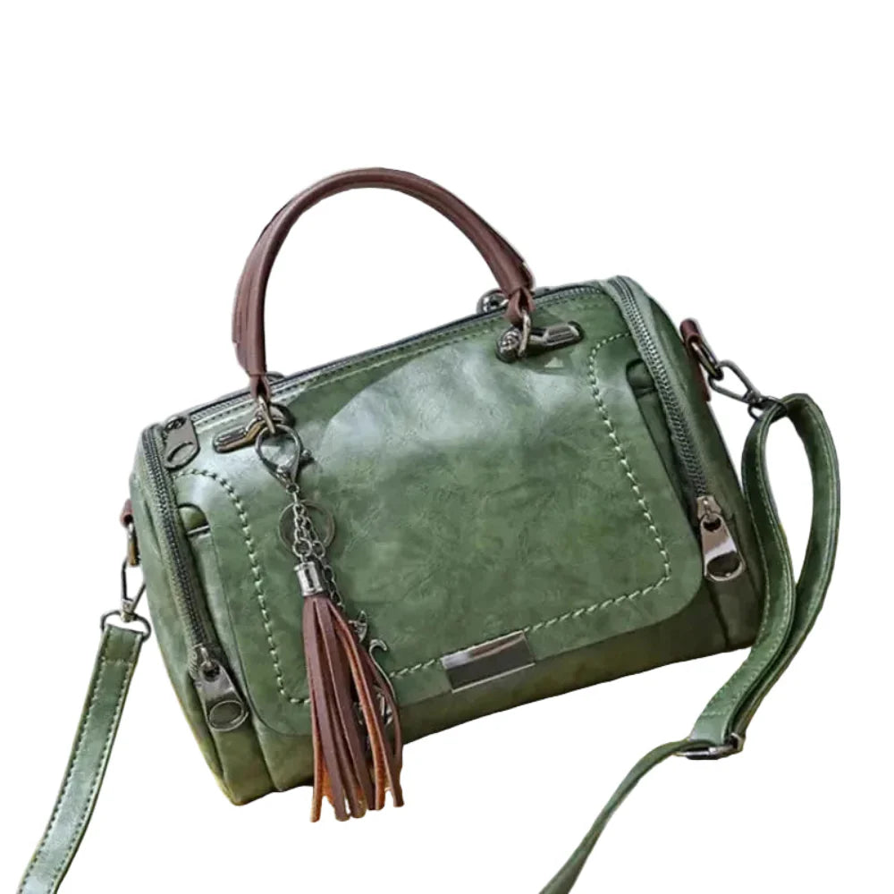 Bolsa Boston Elegance com Borla e Alça Removível