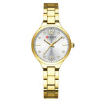 Relógio Luxuoso Curren Feminino em Aço Inoxidável