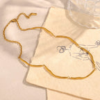 Colar Minimalista em Aço Inoxidável 316L E.B.belle