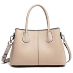 Bolsa de Couro Genuíno Zency Luxo Branco