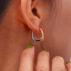 Brincos Pera em Aço Inoxidável