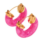 Brincos em Aço inoxidável Argola Tubo