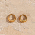 Brincos Pera em Aço Inoxidável