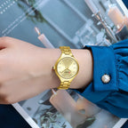 Relógio Luxuoso Curren Feminino em Aço Inoxidável