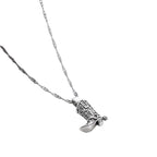 Colar Pingente Botas Cowboy Banhado a Ouro