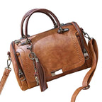 Bolsa Boston Elegance com Borla e Alça Removível