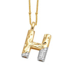 Colar Inicial Personalizado com Cristais FLOLA