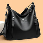 Bolsa Luxuosa Crossbody de Couro Plutônio