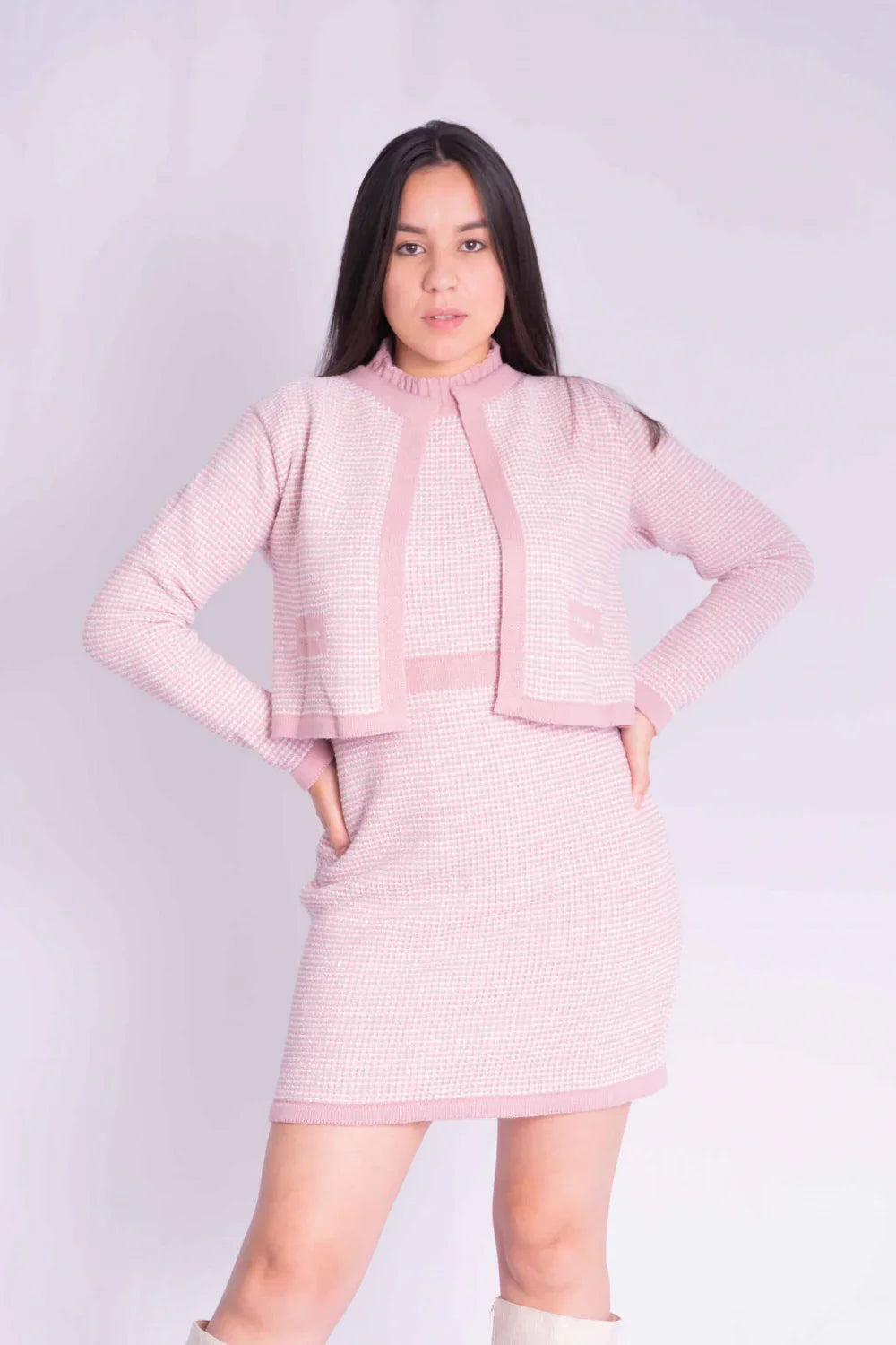 Conjunto Vestido E Casaquinho