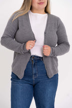 Casaco liso de modal